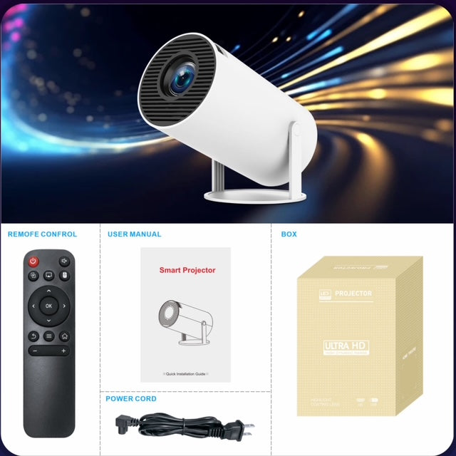 Portable Intelligent Projector HY300PRO